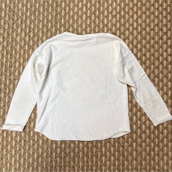 Zara Girl Collection 2 Pc Set SMILEY FACE Tee & Crop Sweatpants Sz 9 Year/134 Cm - Picture 9 of 11